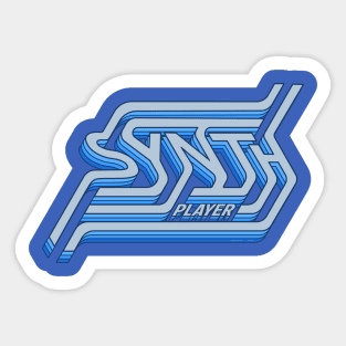 Synth player Sticker